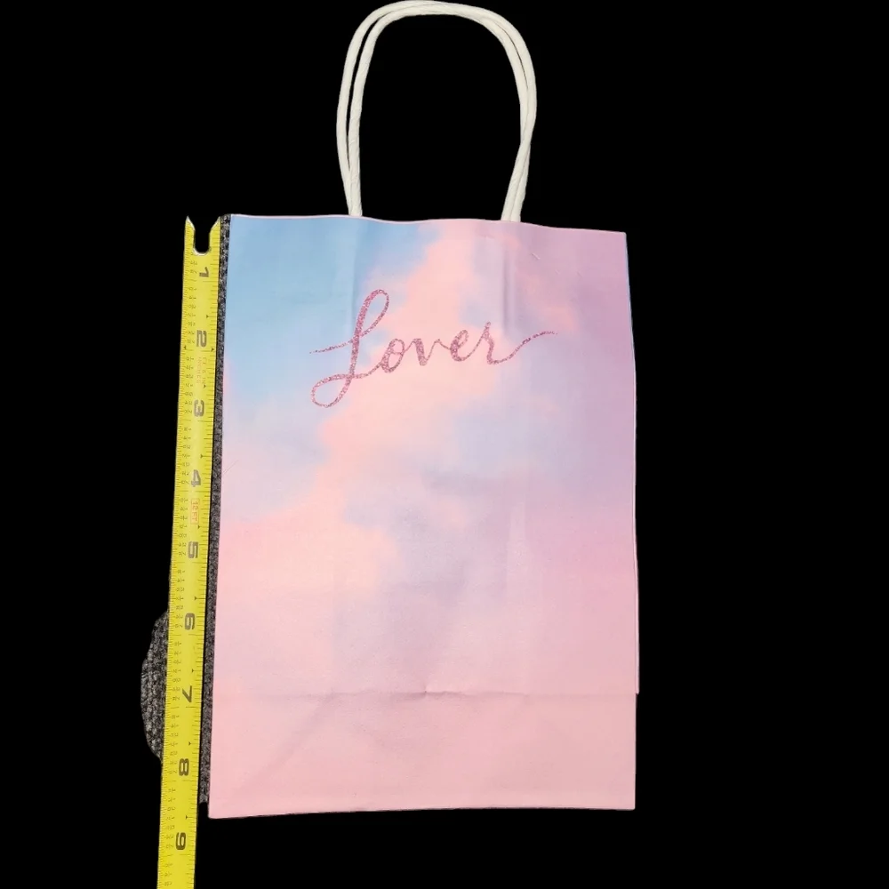 12pk Taylor Swift Lover Gift Bags. Thick and Strong Materials. Lover Theme - Picture 4 of 6